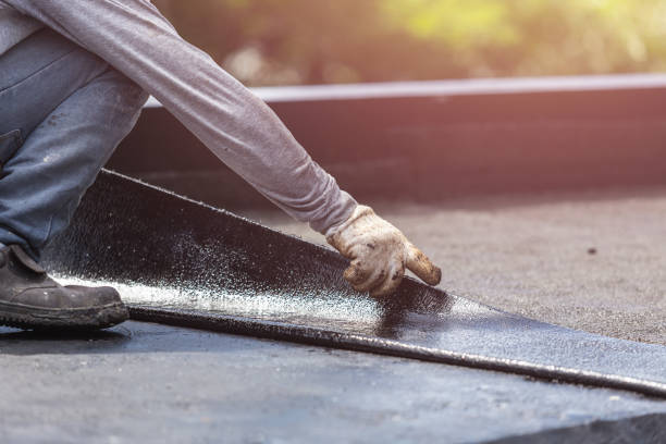Professional Interior Drainage System technician working in Springport, IN